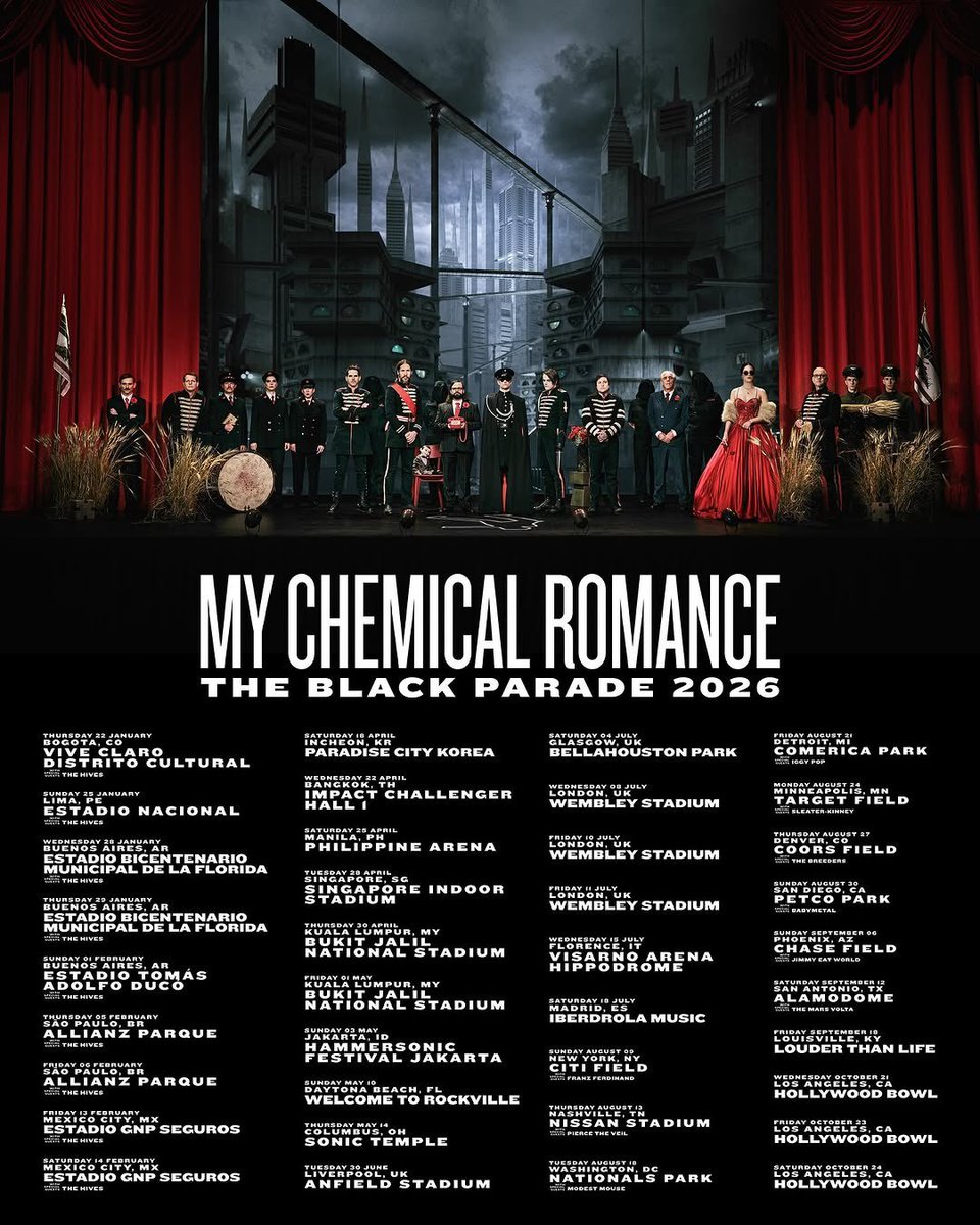 MCRupdates1's tweet image. The full tour poster is now here!