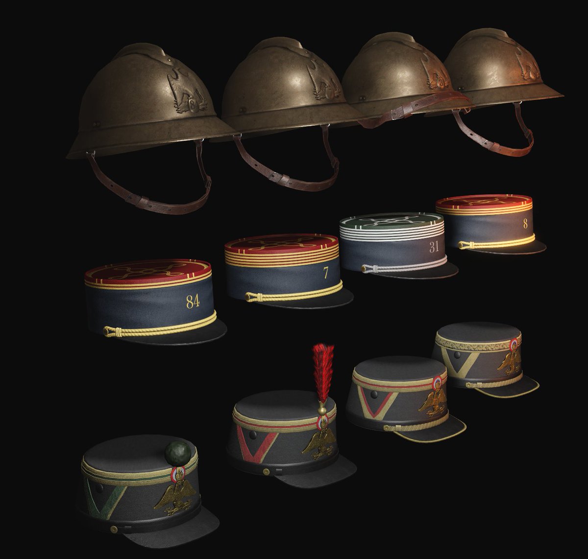 trillyies's tweet photo. WW2 French Headwear

#Roblox #RobloxDev https://t.co/BRGYXgGTbA