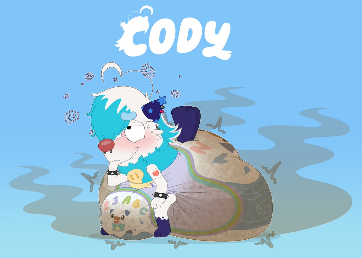 Simple Bluey YCH done for the very wonderful OtterlyOsha over on 🟦☁️!~