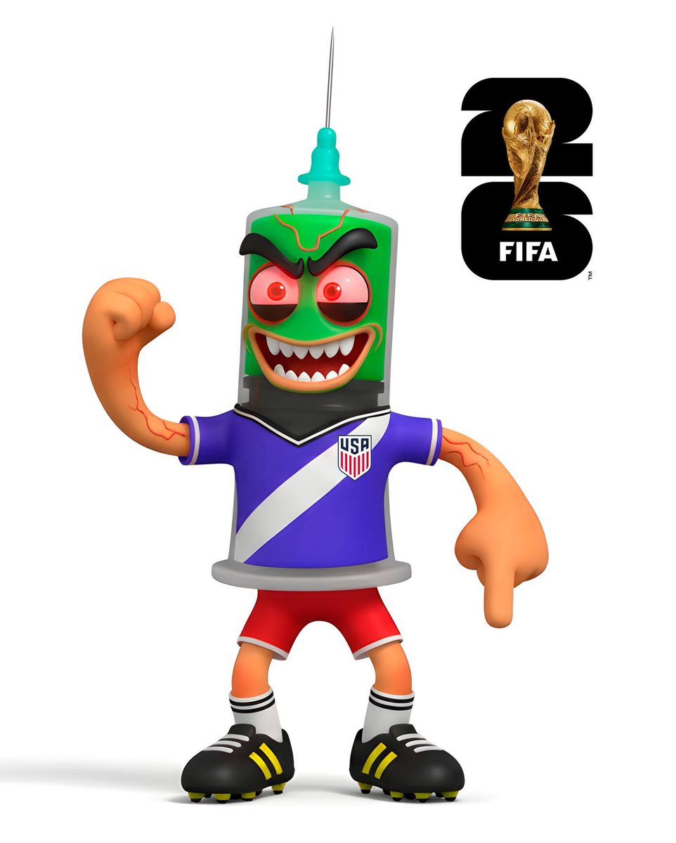 graco77's tweet photo. Nilo Fentanilo, la mascota del mundial FIFA 2026 https://t.co/Ls9OJv2NtI