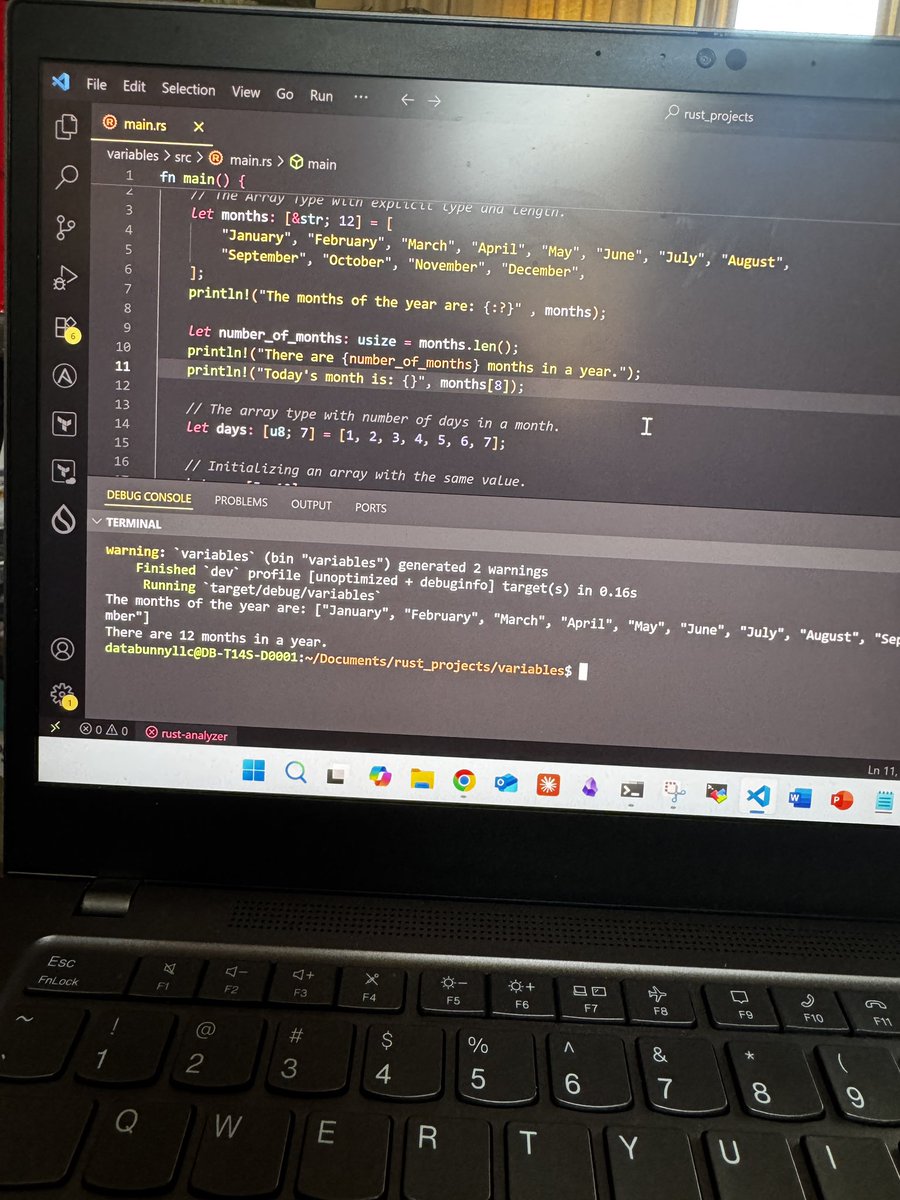 thedatabunny's tweet image. RUST Scalar Type: Tuples and Arrays #blockchaindeveloper 
#web3 #smartcontractdeveloper 
#blockchain #sui #solana