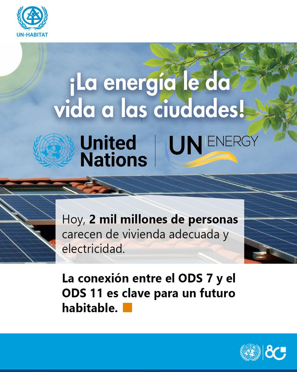 #Entérate 🌎Durante la Asamblea General de la ONU #UNGA, <a href="/AnacludiaRossb1/">Anacláudia Rossbach</a> destacó la relación entre el #ODS11 y el #ODS7 a través de la #ViviendaAdecuada y el acceso a los servicios eléctricos, ambos, ejes de nuestro Plan Estratégico 2026–2029. #EnergyNow