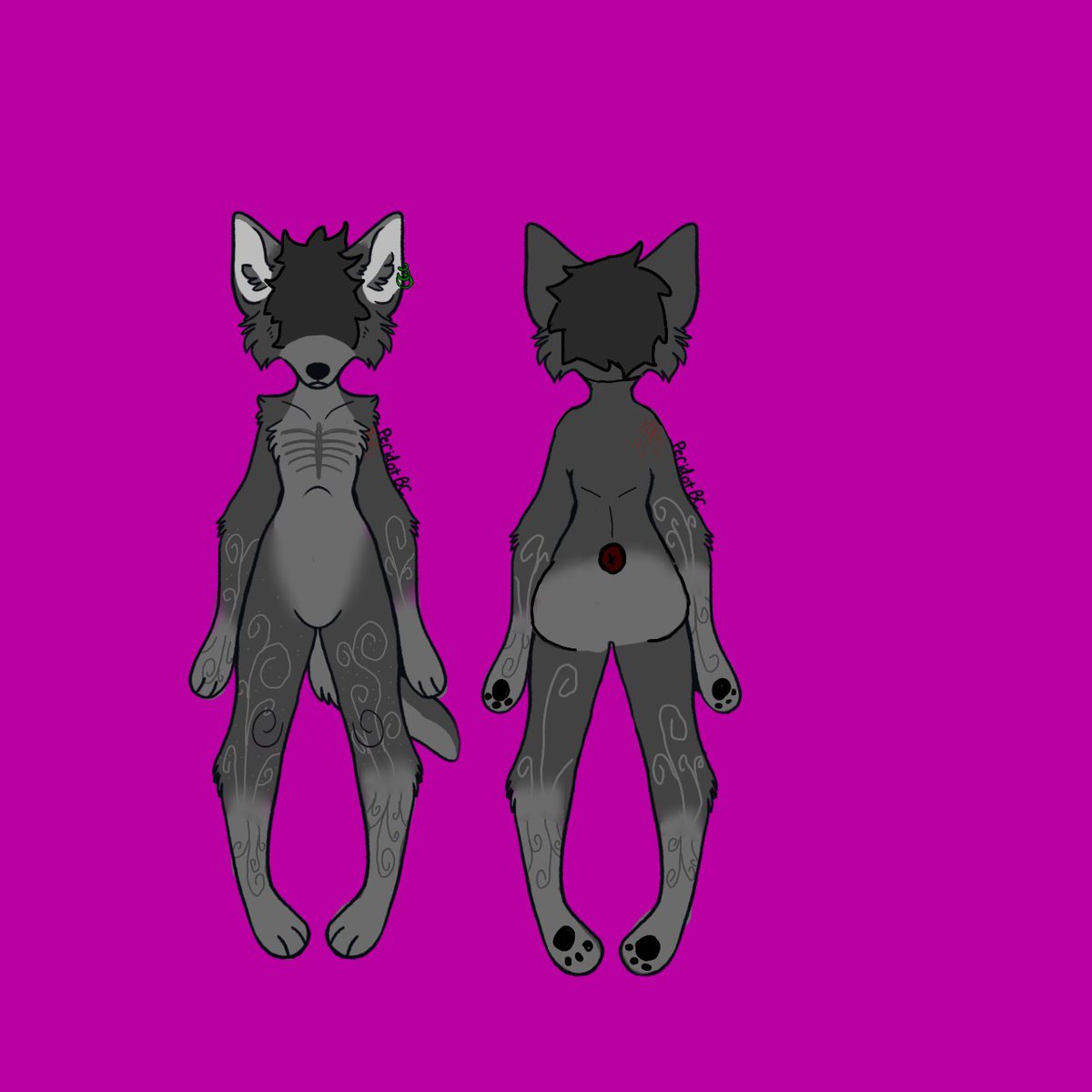 chip0wo's tweet photo. I love my dead smoke ghost furry thing <3 #fursona https://t.co/QlqQRS8ol8