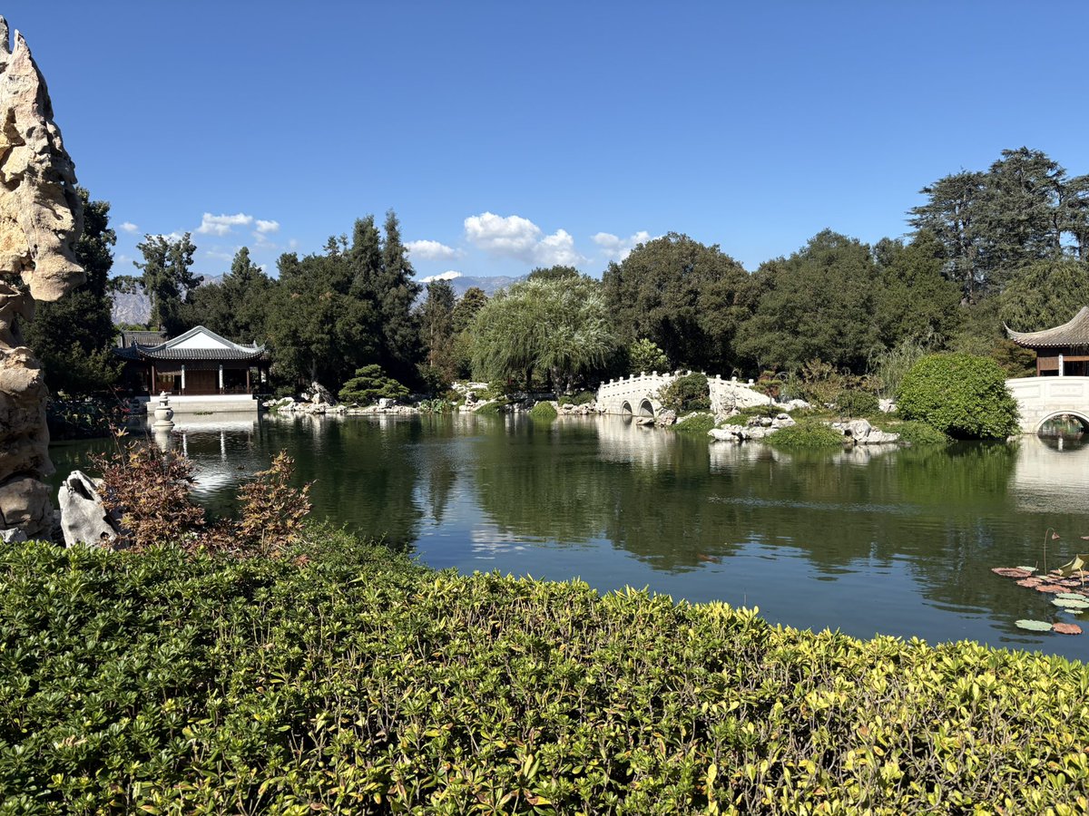 Enjoying a weekday stroll through the Chinese Gardens. Everything’s better with the wifey 💙