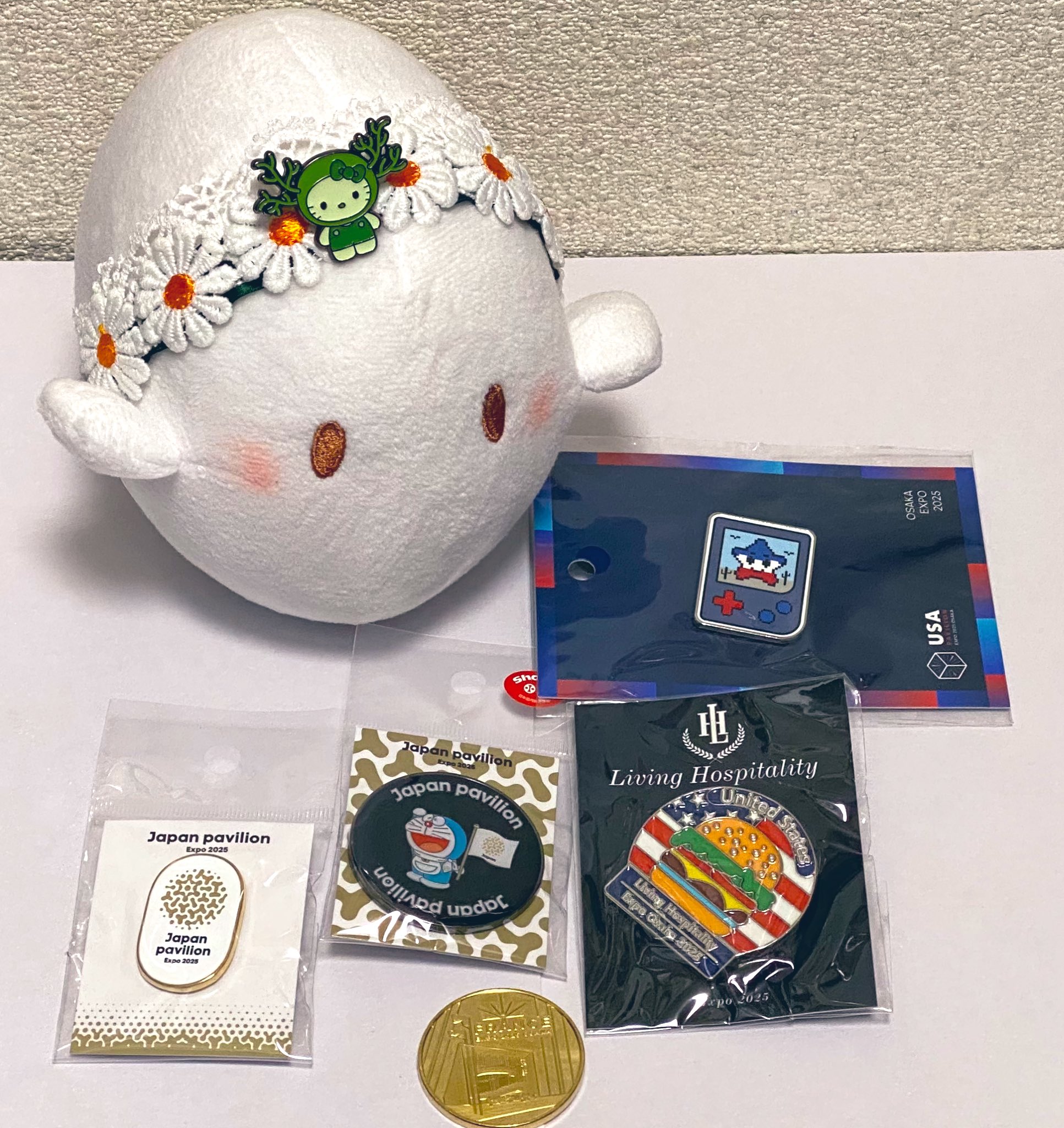 EXPO 2025 ピンバッジセット　アメリカ　フランス　迎賓館 新品 EXPO 2025 大阪関西万博 イギリス館 ピンバッジ 3種セットb