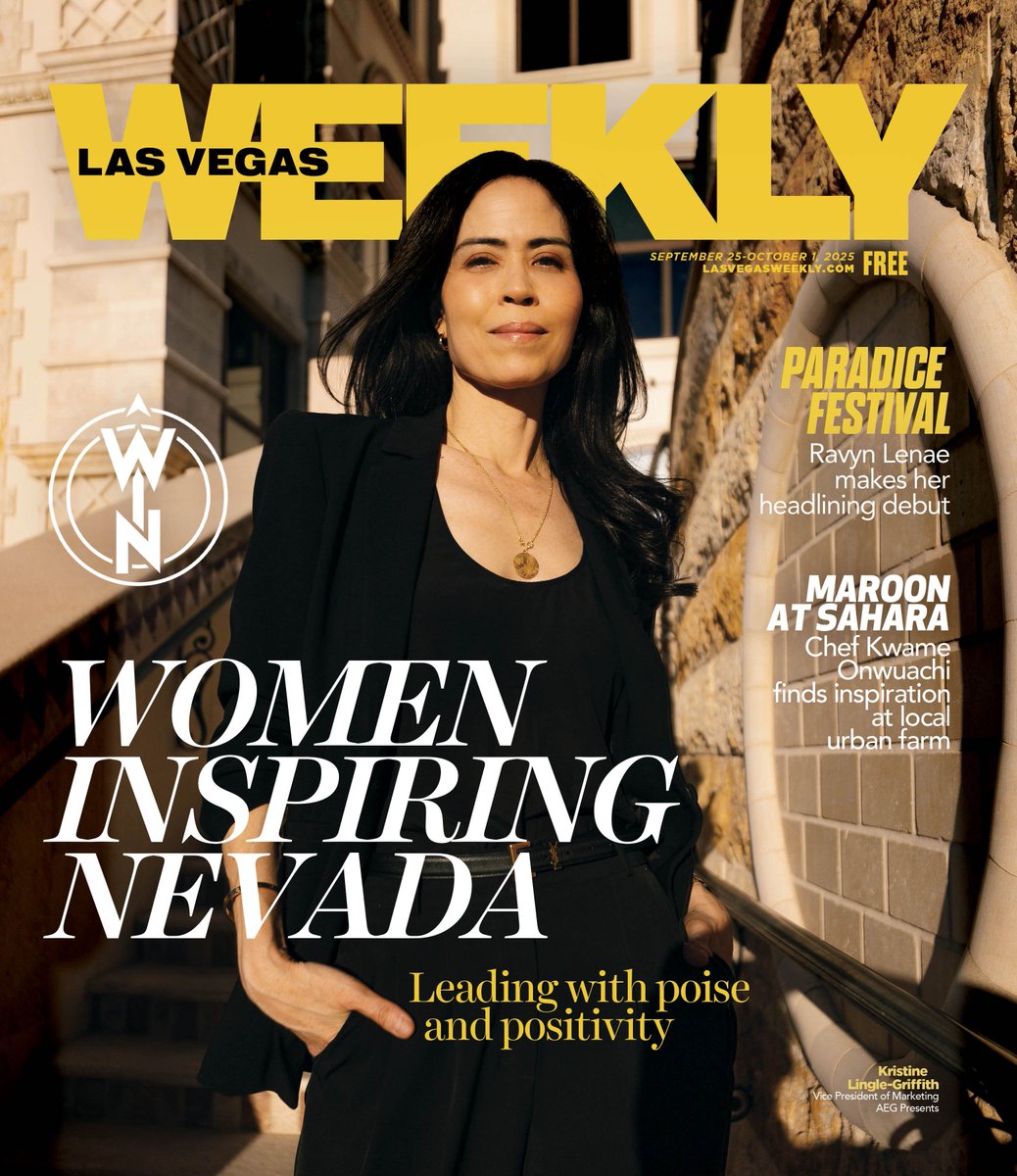 On this week's cover: Women Inspiring Nevada! We're honoring the women whose leadership, vision and dedication continue to elevate Southern Nevada. Pick up a copy on stands now read online! bit.ly/46uDdn6
