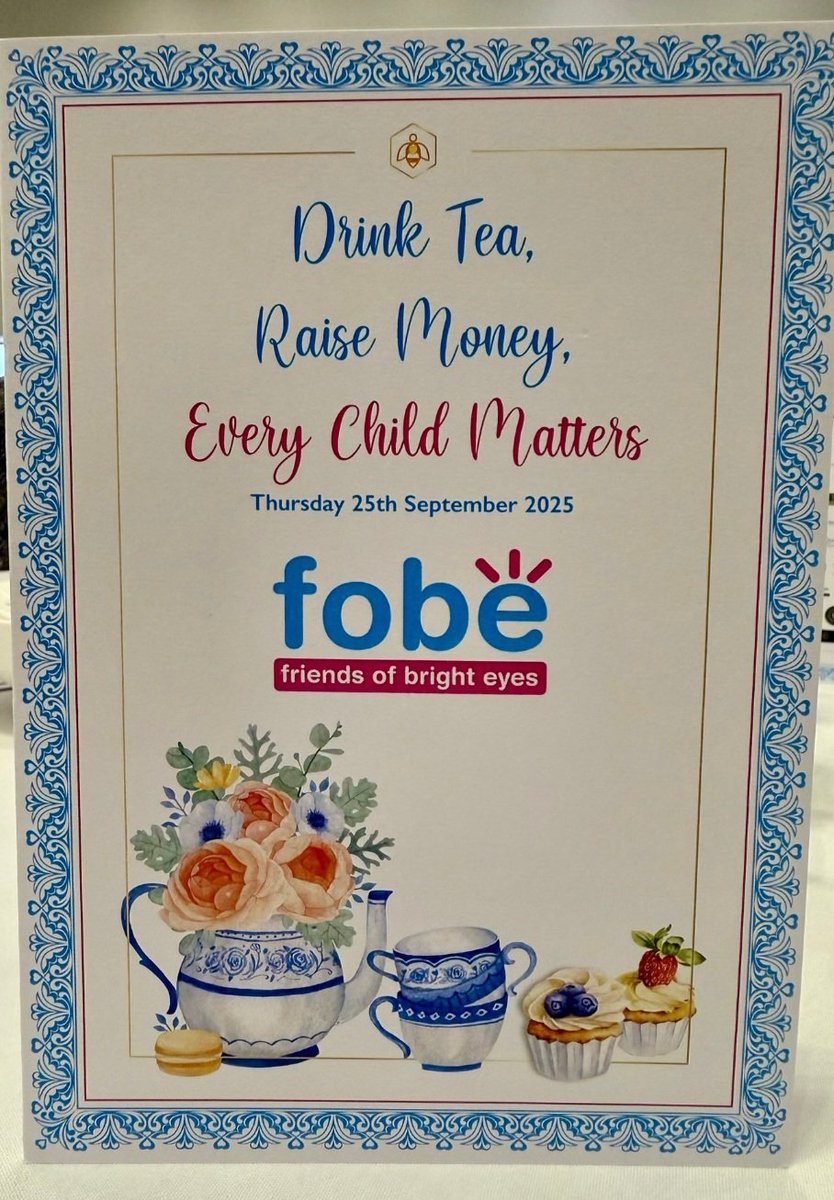 Delighted to have attended the afternoon tea in aid of FOBE. Thank you so much for the invite. The togetherness of Luton is something everyone could learn from 💙☕️🙏💛