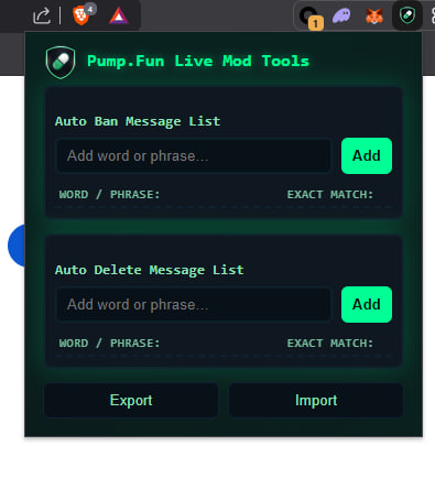 ZachLaVinci's tweet image. Look what I just found in the chrome web store 👀
$ModTools @PumpFunModTools @pumpdotfun @a1lon9 #pumpdotfun #Streams