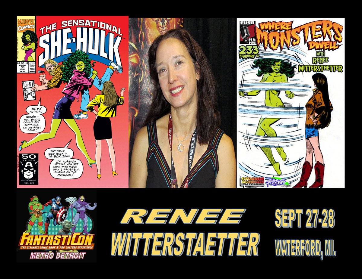 FANTASTICON welcomes Renee Witterstaetter to our show in Waterford,MI., this weekend, Sept 27-28

Renée Witterstaetter is an comic book colorist, editor, and writer. She has worked on comics such as the Avengers, Spider-Man, She-Hulk, and Superman

fantasticon.net