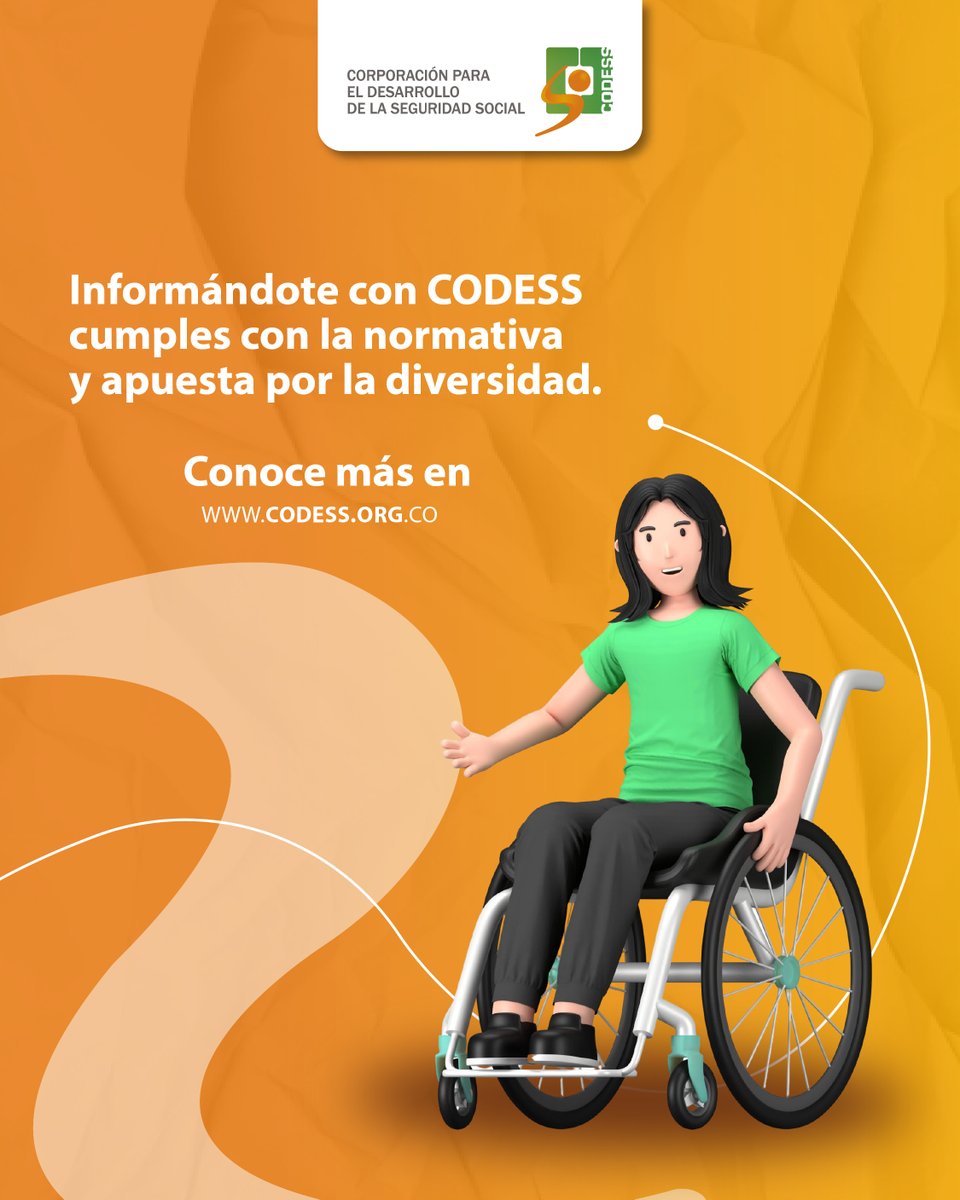 codessco's tweet image. 🎯 Las empresas juegan un rol clave en construir una sociedad más equitativa.

🔍Con CODESS te mantienes informado y, al mismo tiempo, fortaleces el compromiso social de tu empresa. ¡Síguenos!

#CODESS #SeguridadSocial