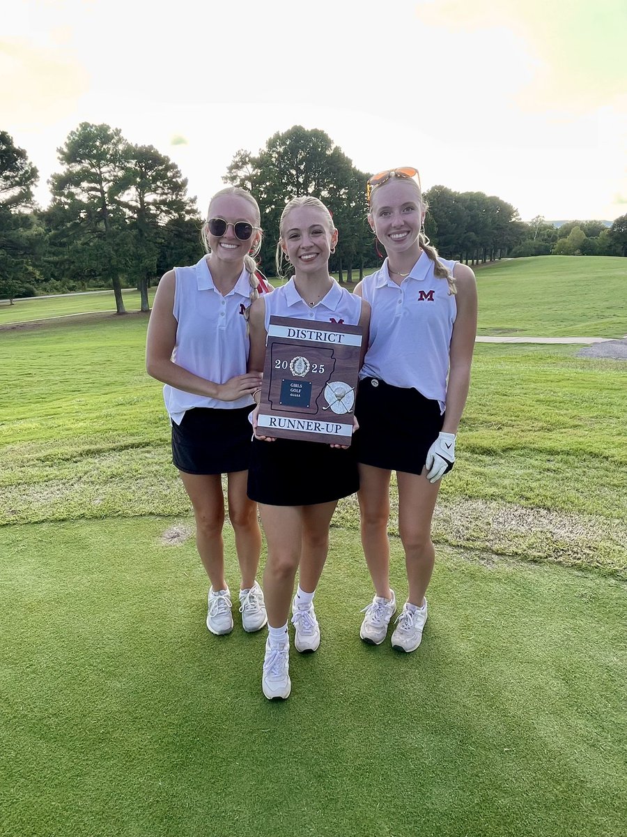 Congrats to our own Kenzie Jackson and Stevie Tanner on their teams 2 nd place finish in conference golf today!  Kenzie also won low medalist with a 76!  Headed to State next week!  Good luck ladies! #LDDFamily