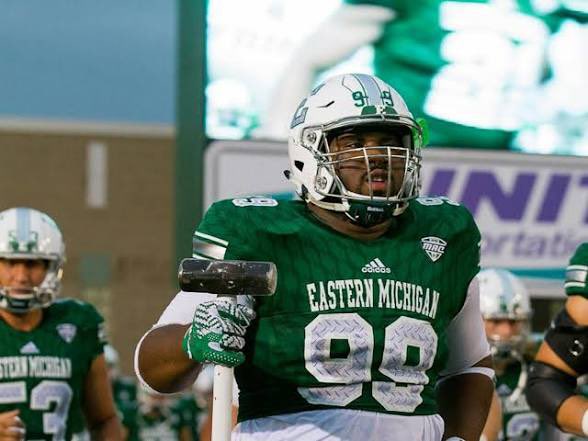 After a great call with <a href="/Coach_Creighton/">Chris Creighton</a> I am blessed to receive another offer from Eastern Michigan University!! #AGTG #GODISGOOD
<a href="/NorthPittFball/">North Pitt Football</a> <a href="/drdanwilson15/">Dr. Daniel O. Wilson</a> <a href="/Coacha_Wilson/">Coach BOOOM!!!</a>