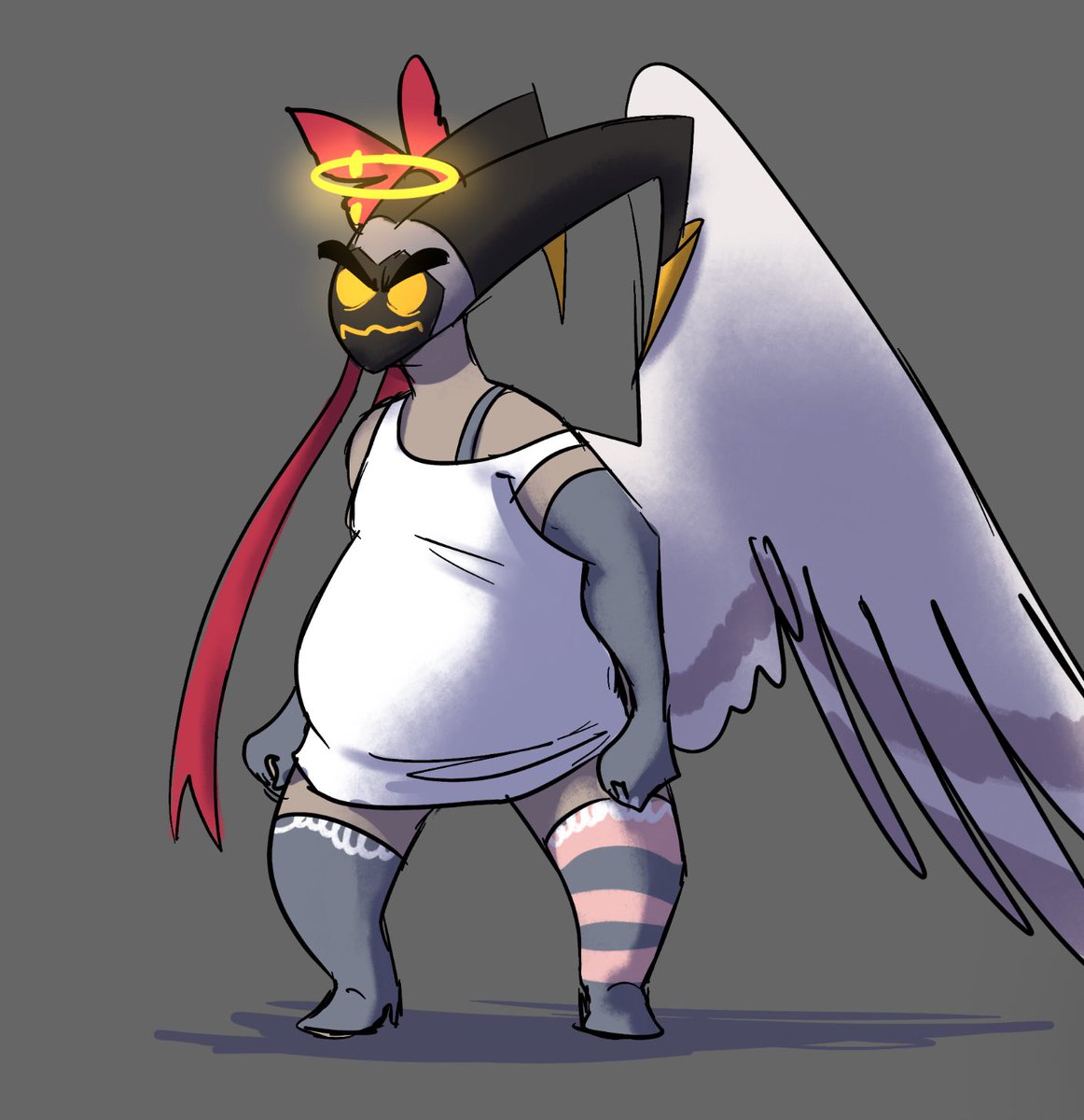 I don’t even remember why I did this.

Vaggie got real fat

#HazbinHotelAdam #HazbinHotel