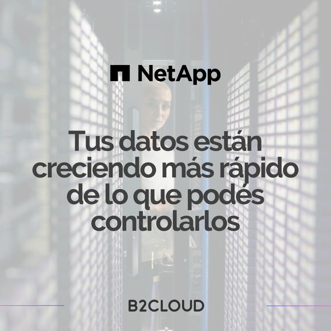 b2cloudtech's tweet image. ⚠️Limitaciones de hoy: más datos, más riesgos, más costos.
✅Beneficios con @NetApp  + B2CLOUD: seguridad, almacenamiento inteligente y continuidad sin interrupciones.
Tus datos, protegidos y listos para crecer. 🚀
Contactanos! O ingresa a b2cloud.tech 🔗
 #NetApp…