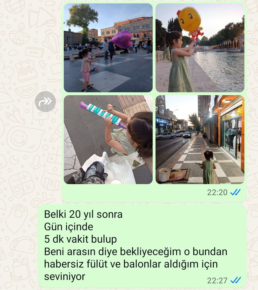 Biraz duygusalım acaba büyüdüklerinde annem annemm diye peşimden koşturacak mı yoksa tam tersi mı olacak tersi olsa kahroluyorum 🥹