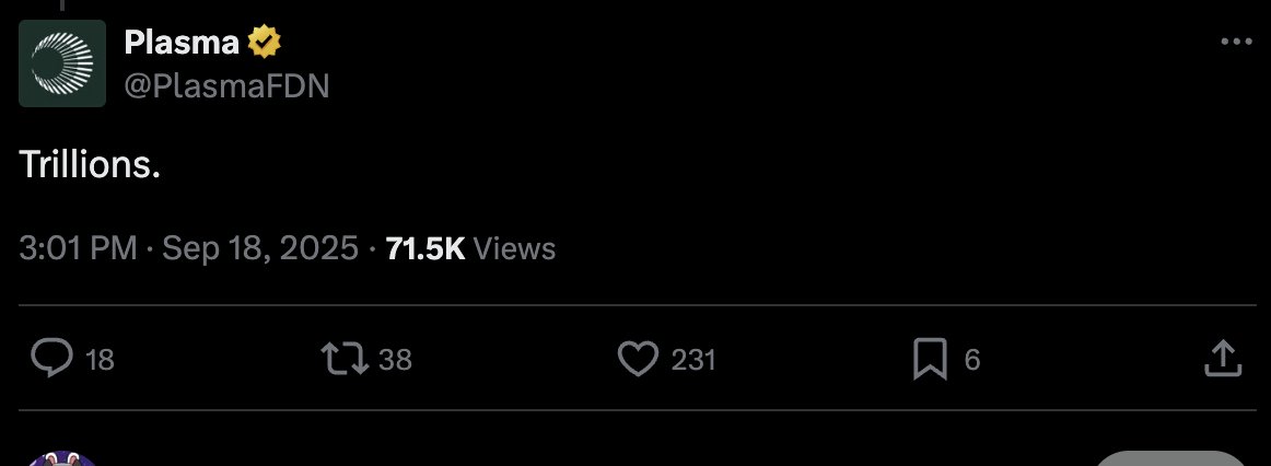 Raerol420's tweet image. Fading best meme on plasma ? i dont think so 

Buy $trillions coin on plasma thank me later

Bridge on stargate to plasma.  

Swap here:   
dyorswap.org/xswap/?chainId… 
Chart:  defined.fi/plasma/0x638f5…