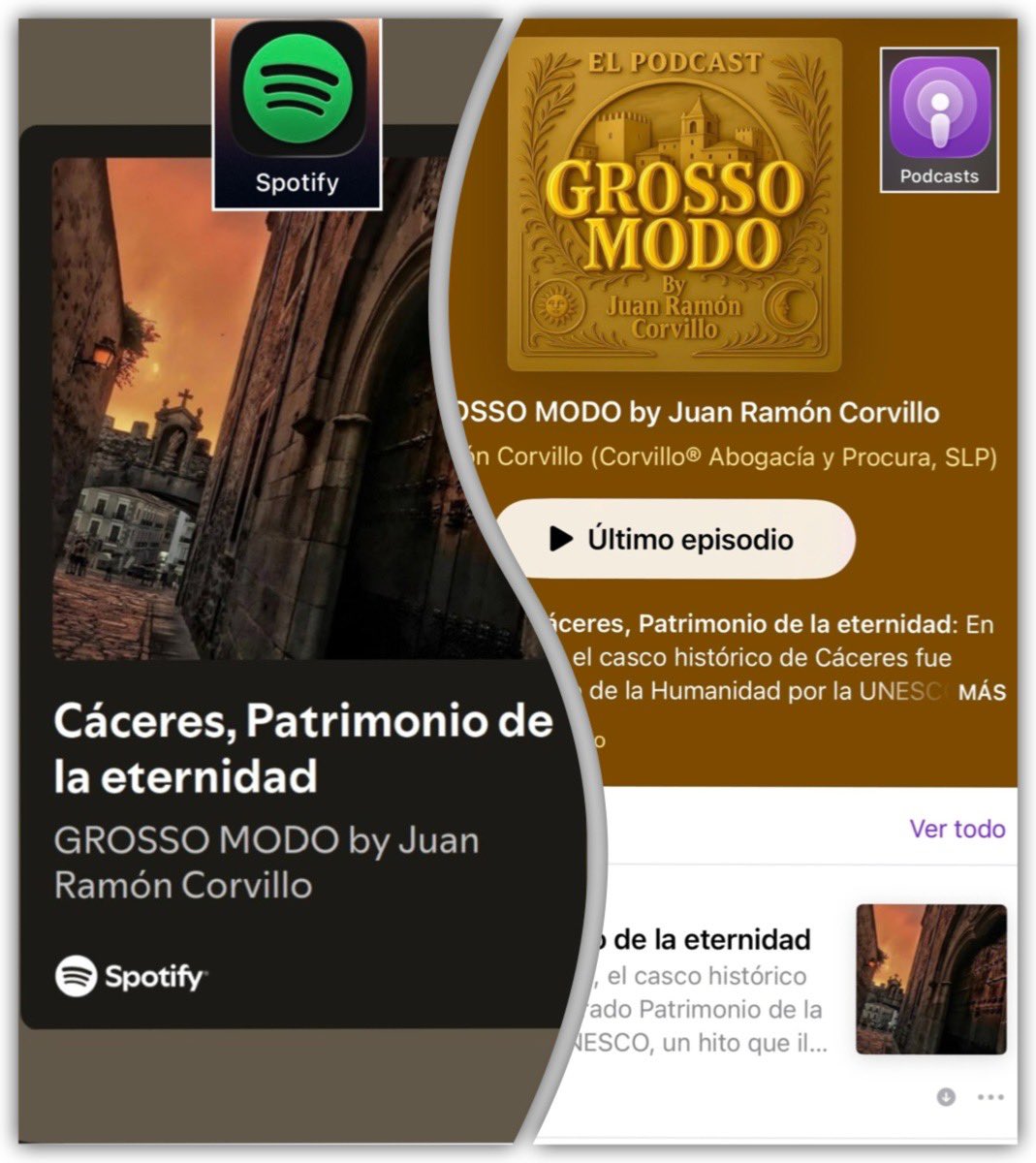 Escucha en SPOTIFY (open.spotify.com/episode/0TqHCQ…) o en APPLE PODCASTS (podcasts.apple.com/es/podcast/gro…) el último episodio de mi podcast “Grosso Modo”
