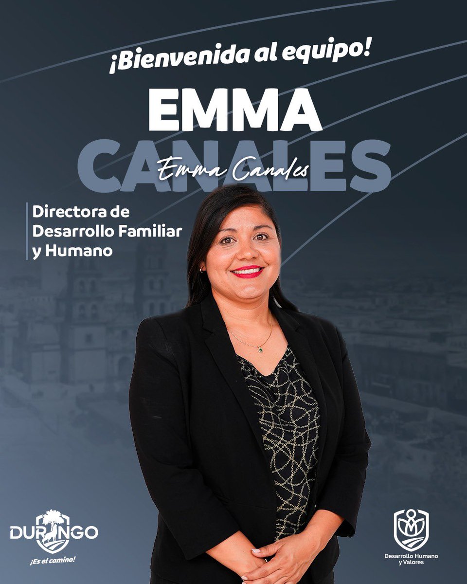 Municipio de Durango (@durangocap) on Twitter photo ¡Fortaleza y unión familiar! 👨👩👧✨
<a href="/EmmaPsic/">Emma Canales</a> asume la Dirección de Desarrollo Familiar en el <a href="/INDEHVAL/">Instituto de Desarrollo Humano</a>
Trabajo humano para impulsar hogares con valores. 🤍
#DurangoEsElCamino 🐺 ¡Fortaleza y unión familiar! 👨👩👧✨
<a href="/EmmaPsic/">Emma Canales</a> asume la Dirección de Desarrollo Familiar en el <a href="/INDEHVAL/">Instituto de Desarrollo Humano</a>
Trabajo humano para impulsar hogares con valores. 🤍
#DurangoEsElCamino 🐺