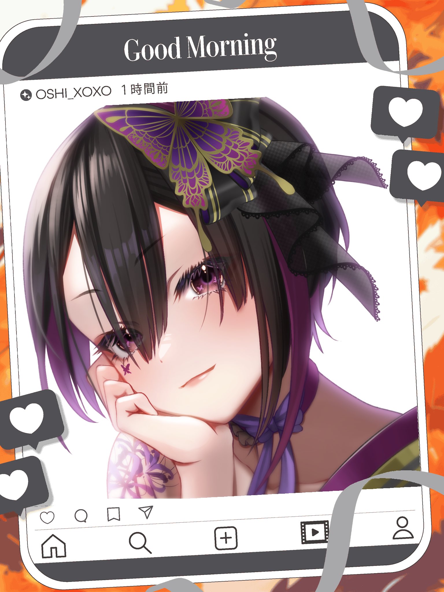 はちぽん様♡ありがとうございます♡ 紫角ちはや🦋🩸😈 on X: 