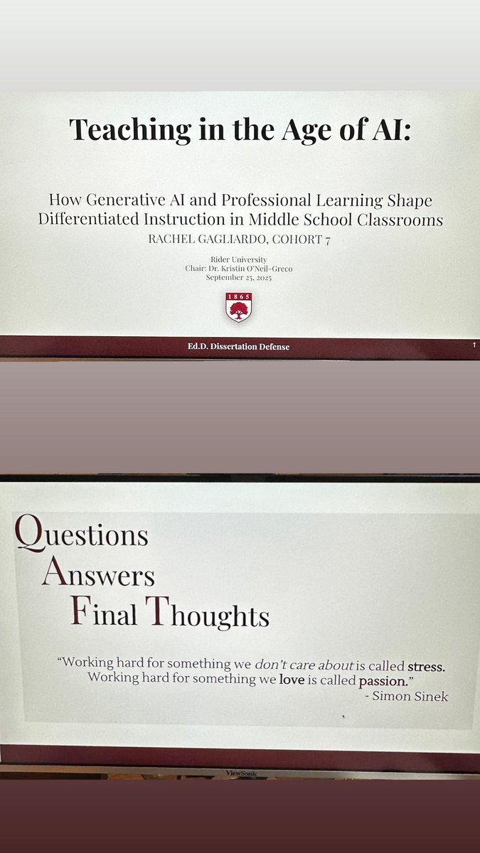 I am filled with immense gratitude for the support and encouragement on this journey. Today I successfully defended my dissertation proposal, and I can’t wait to continue my research on how we can support ALL learners through innovative and inclusive practices 📚❤️