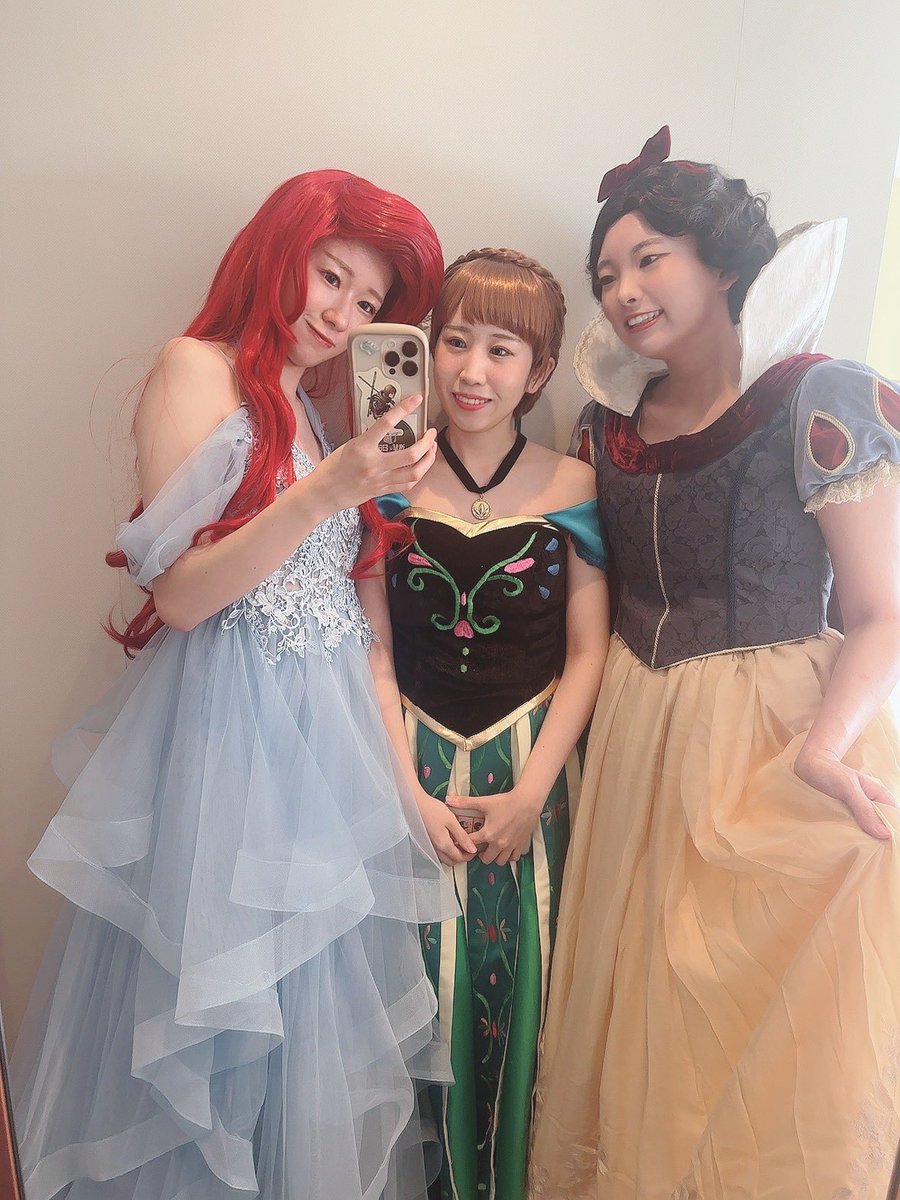 アリエルでdハロ行きます！！！！
皆でプリンセス💗
ランド楽しみ😭😭🫶🫶

  #Dハロ仮装2025