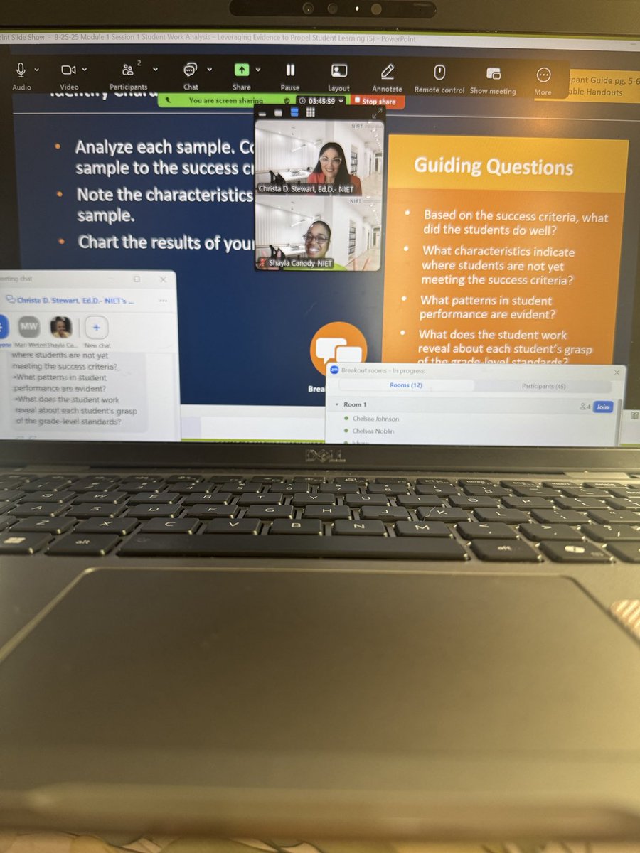 ⁦<a href="/ArkansasEd/">Arkansas Department of Education</a>⁩ ⁦<a href="/NIETteach/">National Institute for Excellence in Teaching</a>⁩ Master Designation Pathway Cohort 3 Session 1… when learning leads to application!Teacher leaders are excited about the next step in applying student work analysis in their classrooms! 📝 #Cohort3