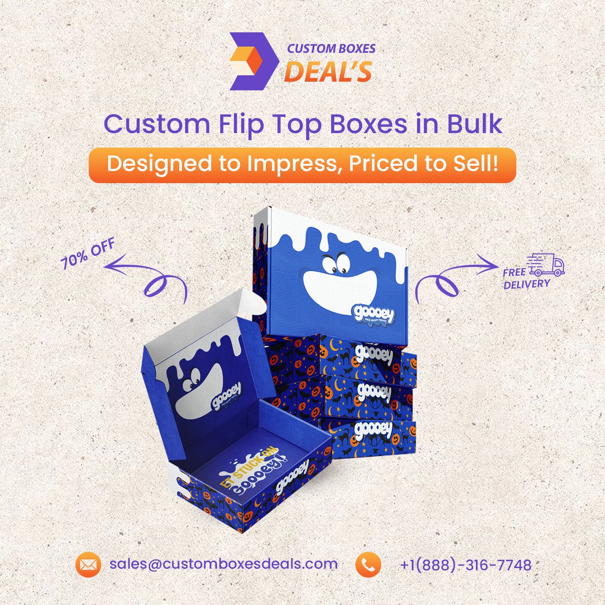 customboxesdeal's tweet image. 𝘾𝙪𝙨𝙩𝙤𝙢 𝙁𝙡𝙞𝙥 𝙏𝙤𝙥 𝘽𝙤𝙭𝙚𝙨 𝙞𝙣 𝘽𝙪𝙡𝙠 – 𝘿𝙚𝙨𝙞𝙜𝙣𝙚𝙙 𝙩𝙤 𝙄𝙢𝙥𝙧𝙚𝙨𝙨, 𝙋𝙧𝙞𝙘𝙚𝙙 𝙩𝙤 𝙎𝙚𝙡𝙡!🔥
customboxesdeals.com
📧 sales@customboxesdeals.com
📞 Toll-Free: 1-888-316-7748
📱 Whats App: +1-406-559-9546
.
.
.
#CustomBoxesdeals