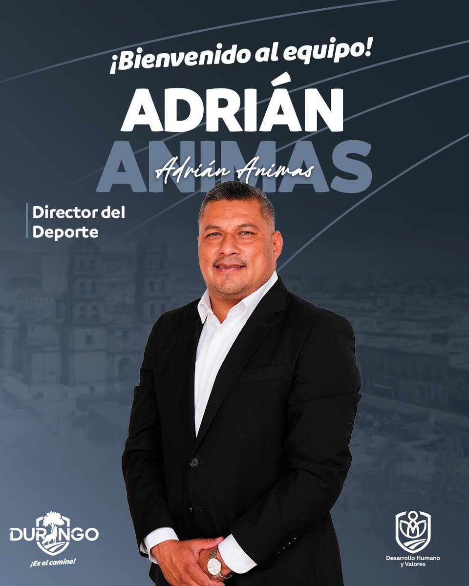 Municipio de Durango (@durangocap) on Twitter photo ¡Impulso al talento deportivo de Durango! 🏆⚽
<a href="/the_animaz/">Adrián Ánimas</a> toma la Dirección de Deporte en el <a href="/INDEHVAL/">Instituto de Desarrollo Humano</a>.
En Durango el camino, ¡es el deporte! 🦂🏀⚽️
#DurangoEsElCamino 🐺 ¡Impulso al talento deportivo de Durango! 🏆⚽
<a href="/the_animaz/">Adrián Ánimas</a> toma la Dirección de Deporte en el <a href="/INDEHVAL/">Instituto de Desarrollo Humano</a>.
En Durango el camino, ¡es el deporte! 🦂🏀⚽️
#DurangoEsElCamino 🐺
