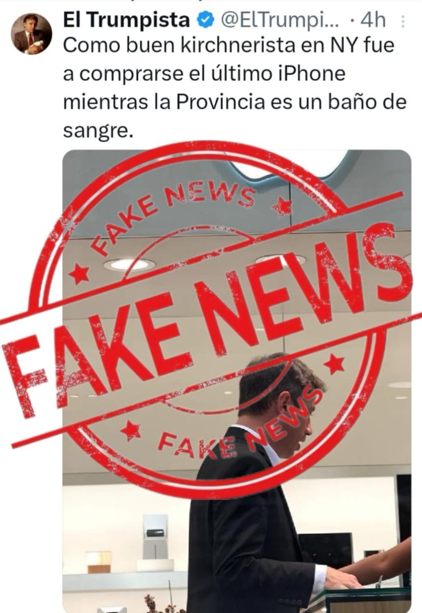 OTRA FAKE DE LOS TROLLS FINANCIADOS CON LA PLATA DE LOS JUBILADOS.
RT RT RT ‼️