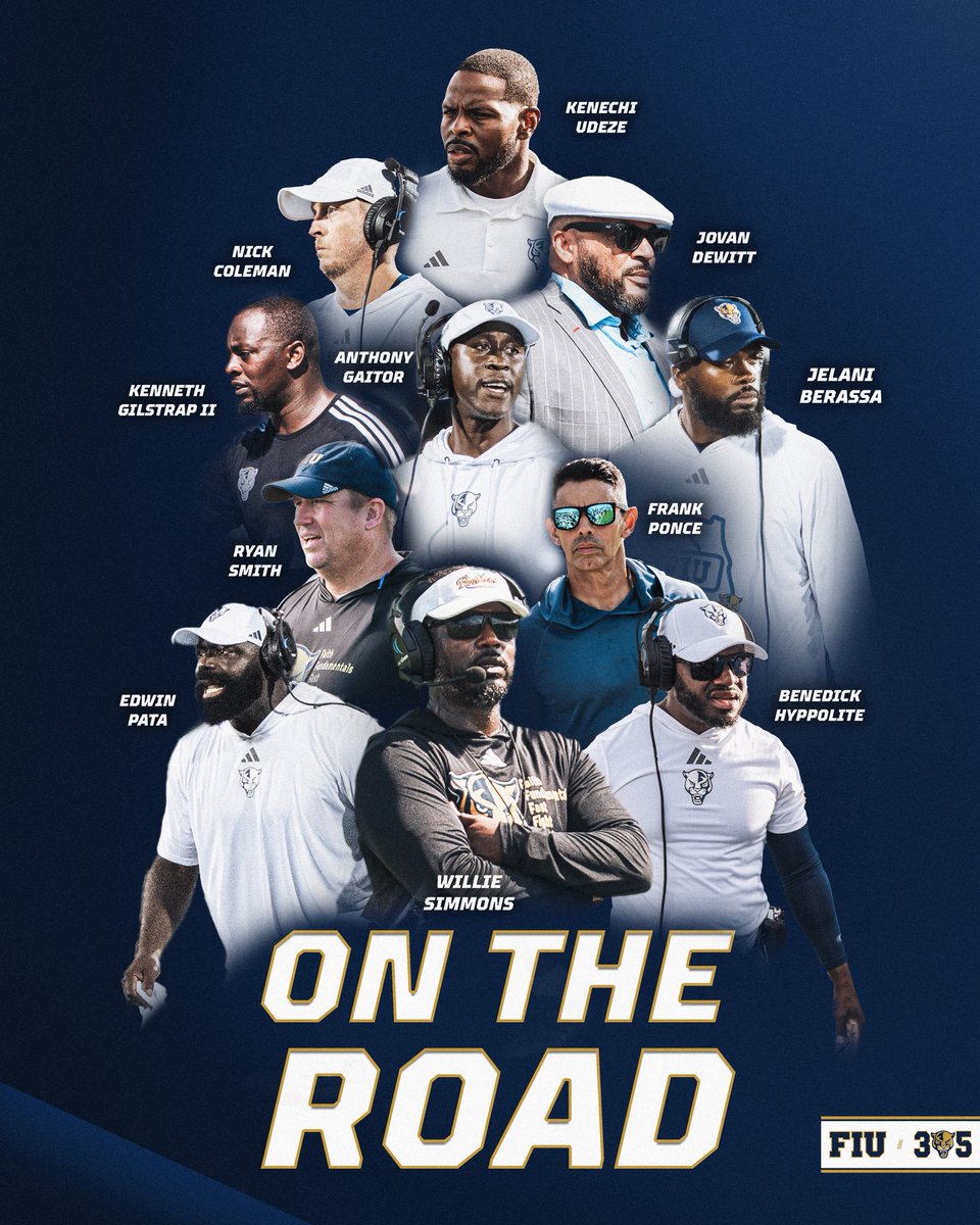 Panthers on the Hunt! Coming to a City Near You 🔓 🐾🐾🐾🐾🐾 #OutTheCage <a href="/FIUFootball/">FIU Football</a>