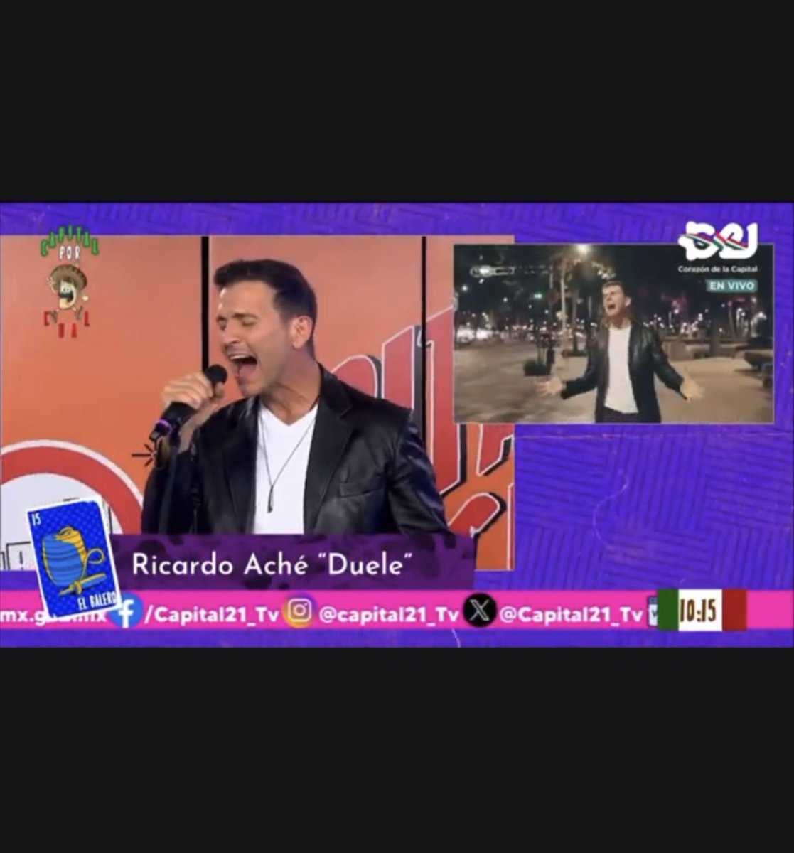 _ricardosoy's tweet image. De visita en #CapitalPorCual con #FernandaTapia !! @Capital21_Tv ✌🏻 #programatv #cantantemexicano #sencillomusical #Duele #ElSilencio #AmorDolor