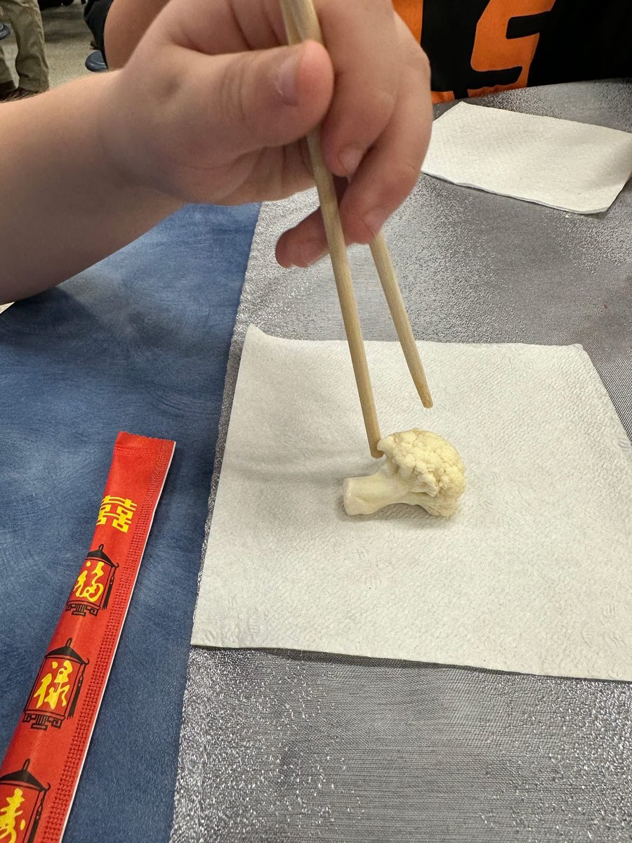 STEM Night
Farragut Primary School and Farragut Intermediate School

Students used chopsticks to taste-test fruits and vegetables, making healthy eating fun.

Learn more: facebook.com/share/p/17hZoW…