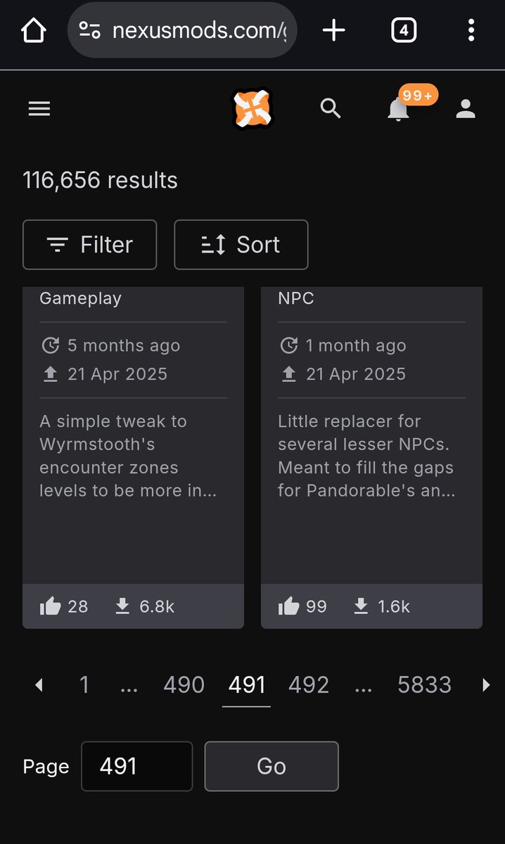 Haven't touched Skyrim in so long. I have 500 pages of mods to go through