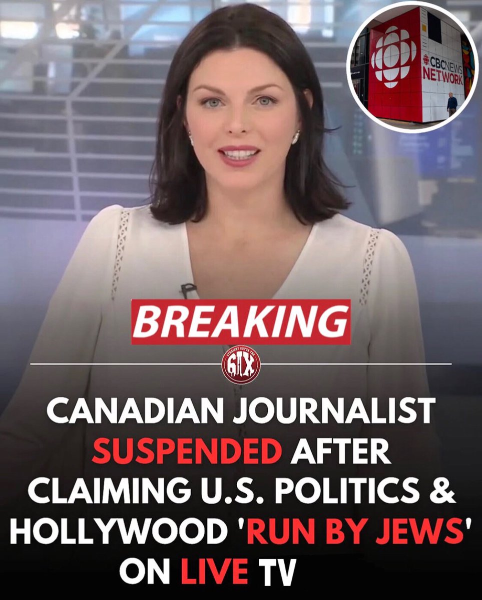 Radio-Canada has suspended Washington correspondent Élisa Serret indefinitely after she made antisemitic remarks on live TV on September 15, claiming Jewish influence runs U.S. politics, major cities, and Hollywood.

What does that tell you about Canada?