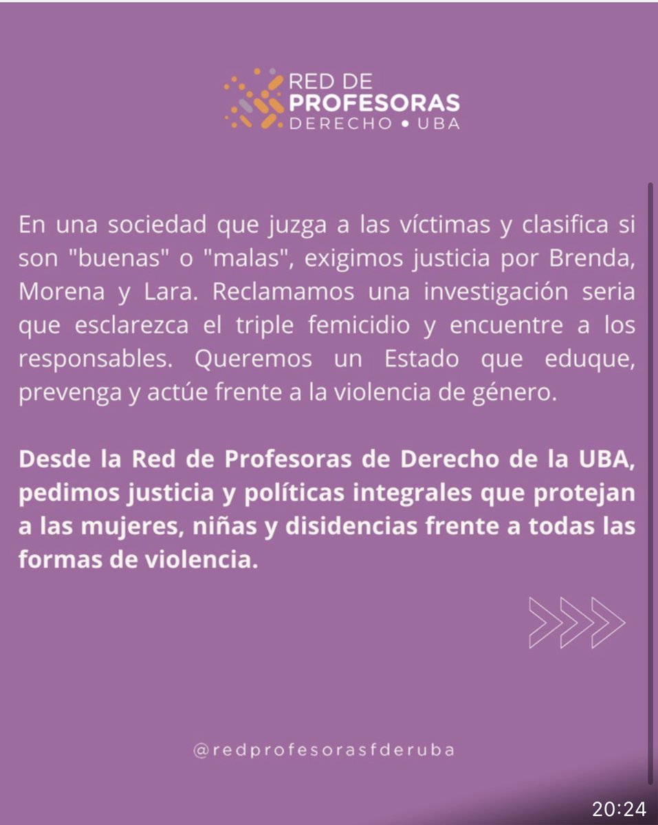 Justicia por Brenda, Morena y Lara!