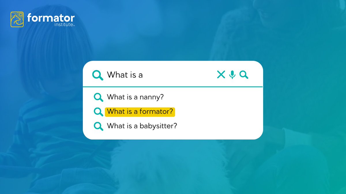 FormatorInst's tweet image. What does it mean to be a Formator? 🧐 Learn about it with Dr. Virginia Schwager in the Certified Formator™ Course today! Sign up here: formatorinstitute.com 🔗 #TheFormatorInstitute #ChildcareCareers #ProfessionalNanny #NannyTraining