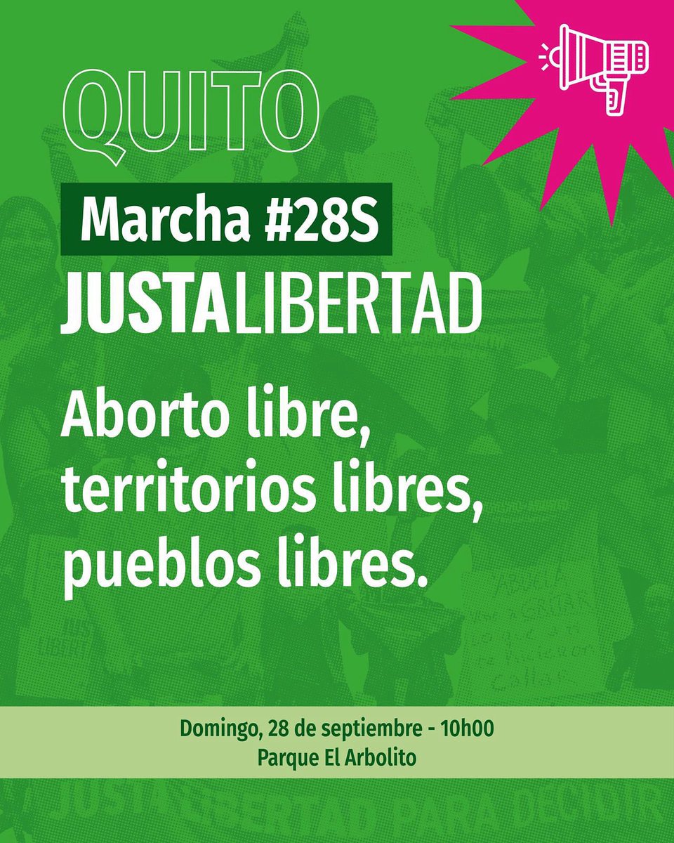 🔥MARCHA #28S | Aborto libre, territorios libres, pueblos libres. 

Salimos a las calles porque la penalización del aborto y la precarización de la vida, son formas de violencia que se ejercen desde el Estado. 

🗓️ 28S | 🕙 10am |📍Parque El Arbolito

¡Nos vemos en las calles!