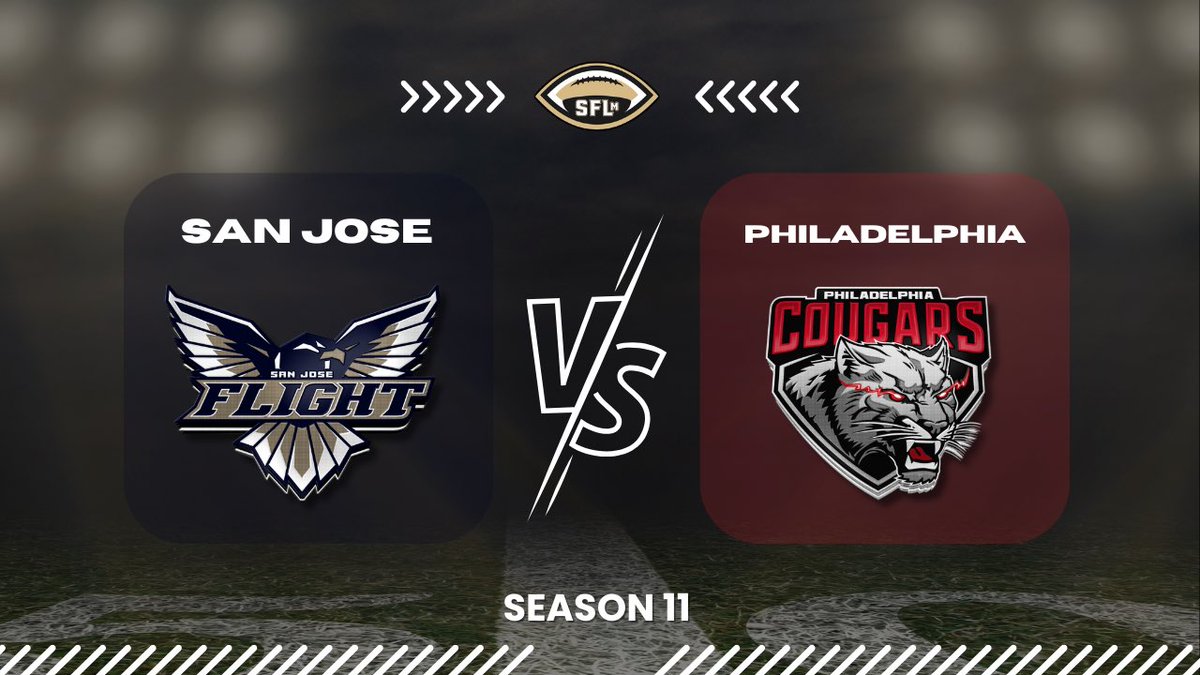 SimulationFLm's tweet image. More SFLm!
@PhillyCougars play host to @sanjose_flight who has been on a hot streak lately! 
Can #Philadelphia play spoiler tonight? #whoyagot 

📺 youtube.com/watch?v=Dg4-NC…
JOIN ➡️ simfl.net/create-a-player

#MakeAnImpact #SFLm