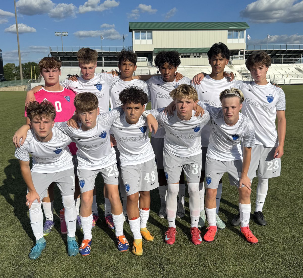 JV moves to 8-0 w/ 3-0 W v ON. Brayden Johnson &amp; back line with the clean sheet! Goals: Schurz, Miller, Friesen. Assists: Corbin, Perez <a href="/MattTrumpp/">Olathe West Soccer</a> <a href="/aweb9/">Andy Weber</a> <a href="/ADButlerOW/">ADButlerOW</a>