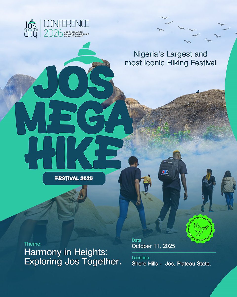 We are excited to announce our support partnership with <a href="/jostourismcity/">Jos tourism city</a> for the Jos Mega Hike Festival 2025—Nigeria’s largest and most iconic hiking event.

We look forward to celebrating adventure, culture, and the breathtaking beauty of the Plateau at this landmark event.