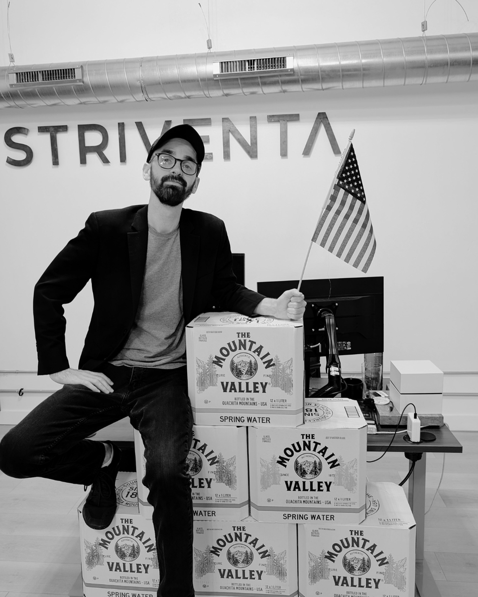 Joey (the GOAT) has been managing content for our clients for 4 years! We are grateful to have him in the Striventa family, leading the way in content that drives results! 

What better way to celebrate his work anniversary than with his favorite boujee water?