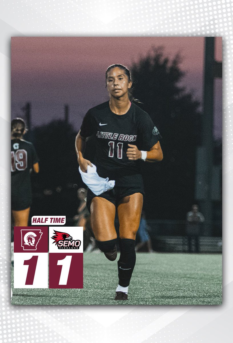 Tied up at half time ⚔️

#LittleRocksTeam