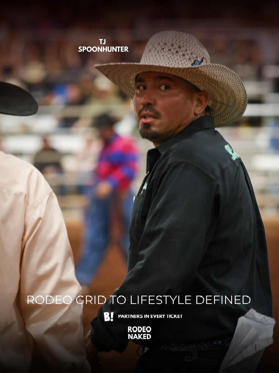 BammTickets's tweet photo. T.J. Spoonhunter turned the dust of rodeo into culture. 

Founder of @riderodeonaked and the driving force behind Creek Bash Rodeo, now in its seventh year, he proves passion never quits. 

At @BammTickets, we stand with visionaries who turn events into lasting movements. https://t.co/Ym631X3Cgz