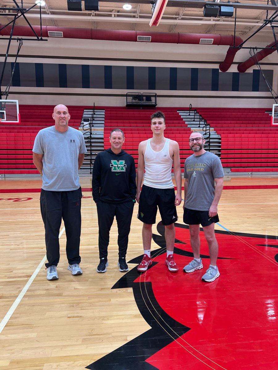 Thank you to Coach Fulford of <a href="/Herd_MBB/">Marshall Men's Basketball</a> for attending our open gym workout today.  We were excited to welcome you to Inez! You are welcomed back anytime. #WeAreMarshall