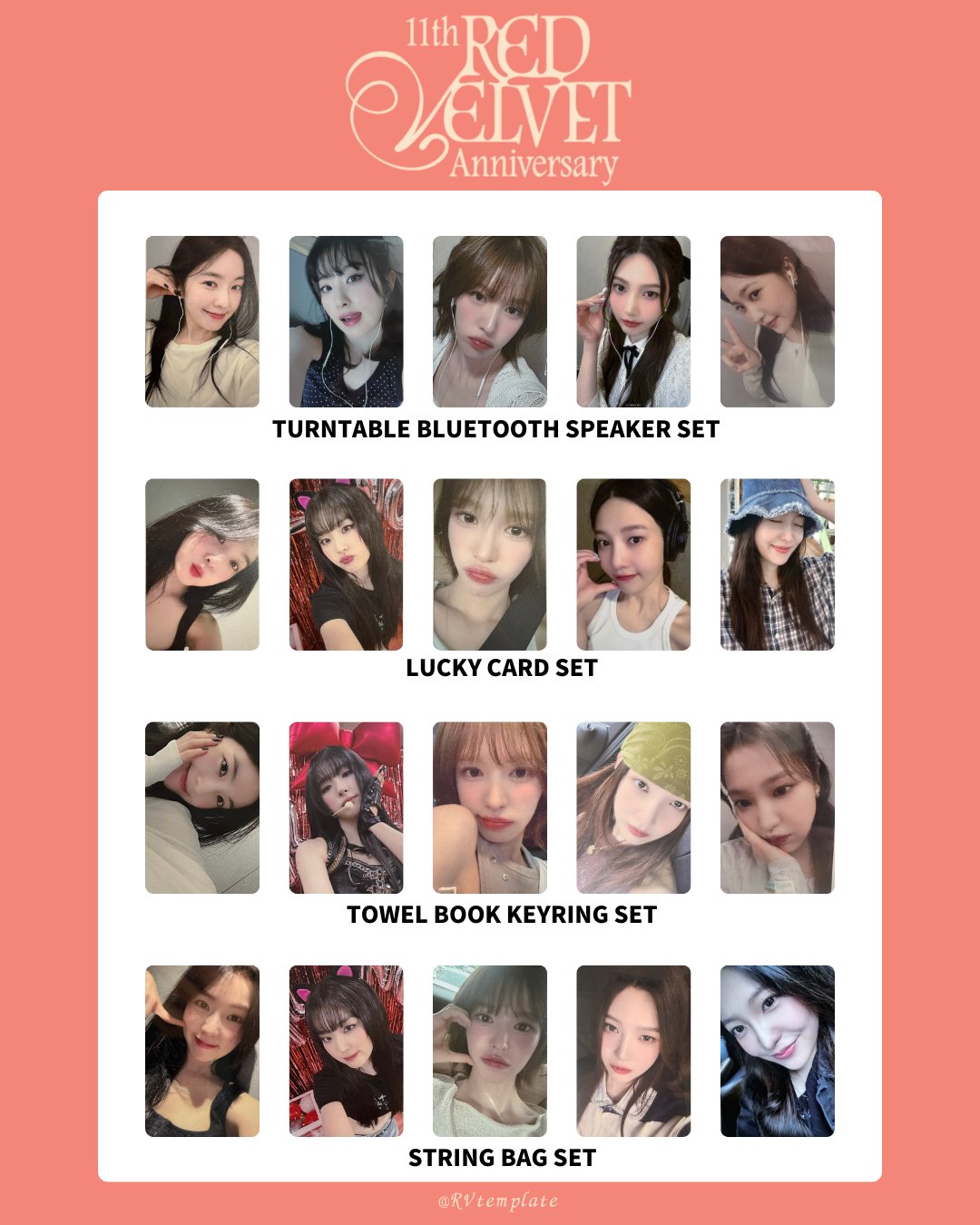 Red Velvet template (@RVtemplate) / X