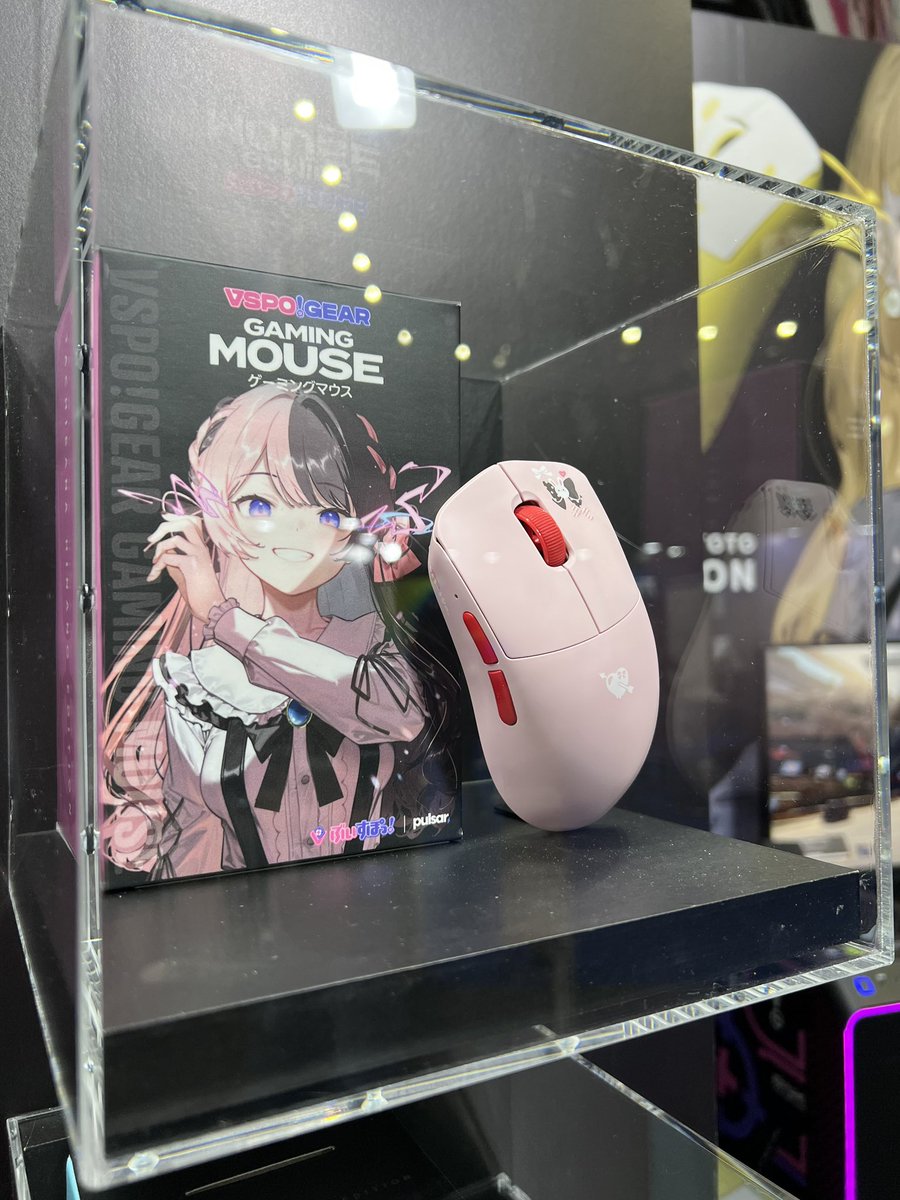 入手困難　VSPO! GEAR ガラスマウス キーボード  橘ひなの　おまけ付き VSPO! GEAR ガラスマウス ゲーミングキーボード 橘ひなの