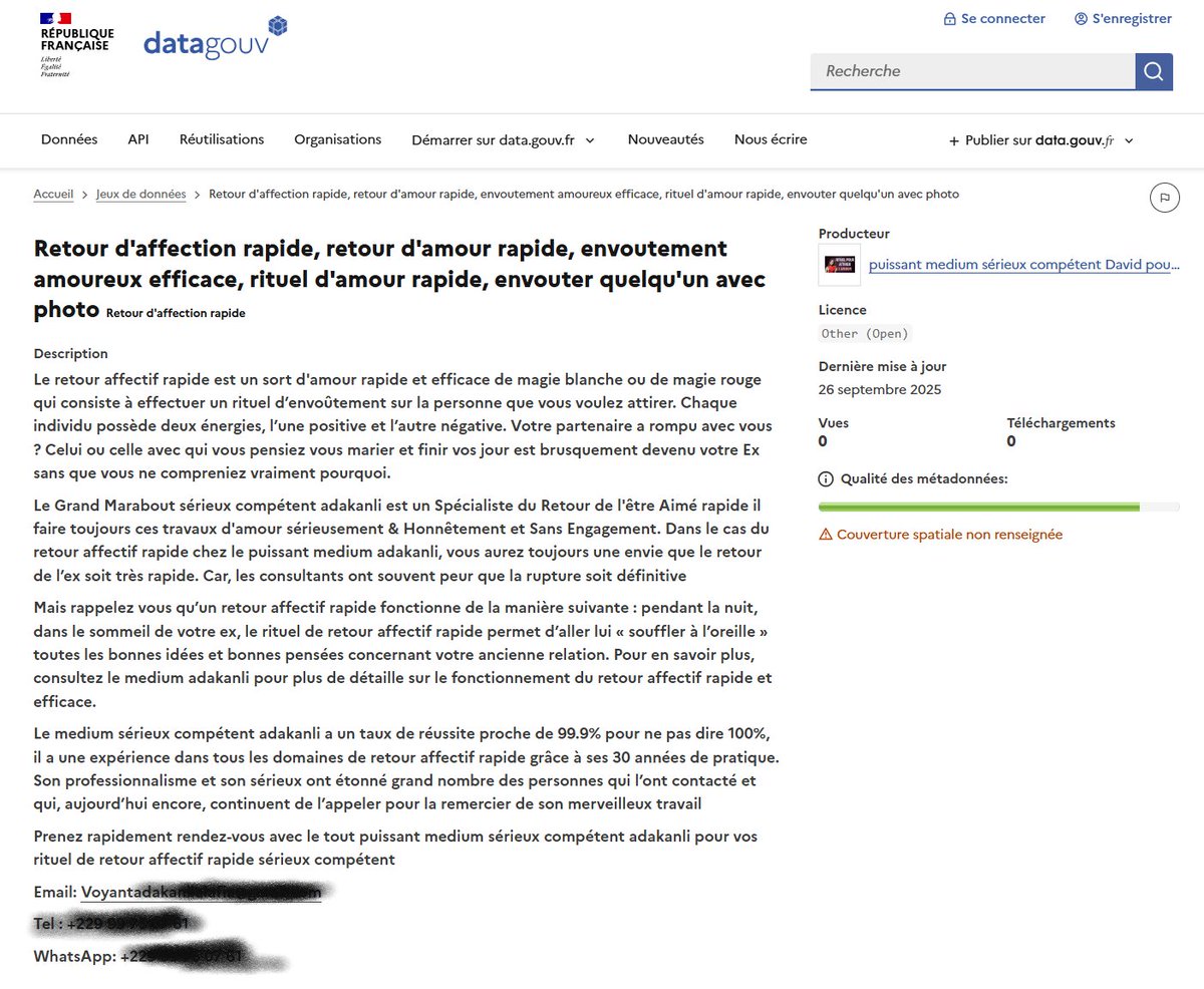 reesmarc's tweet image. Data.gouv, &quot;la plateforme des données publiques françaises. Utilisez, partagez et améliorez les données publiques&quot;. 

🧙‍♂️ :