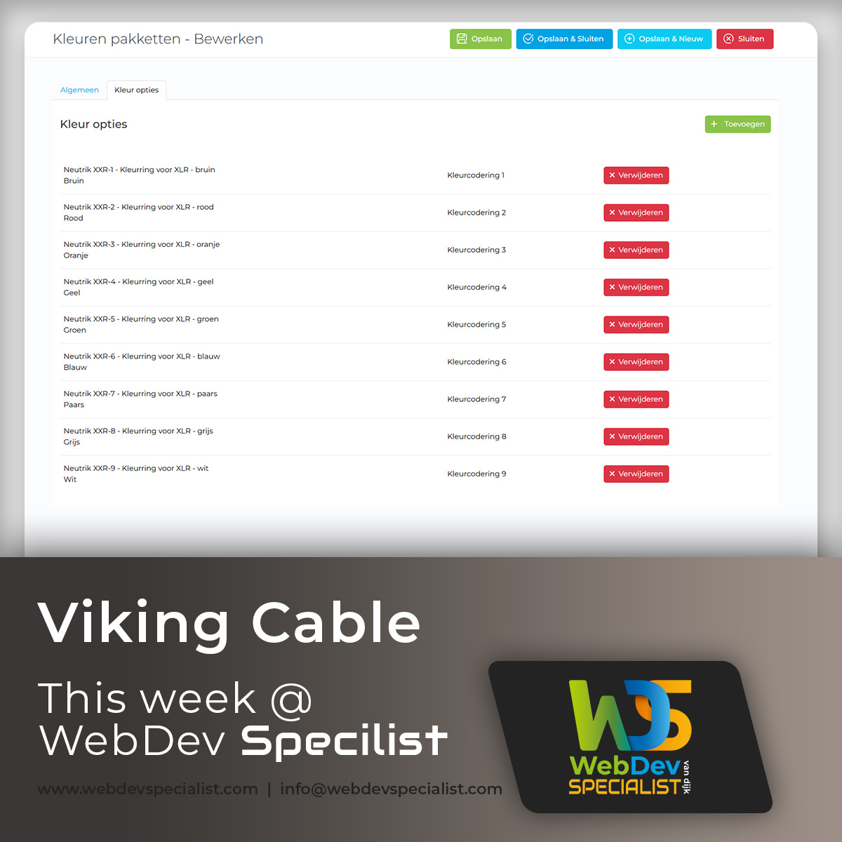 webdevspecial's tweet image. This week @ WDS:
Ledenportaal voor Engelse Springer Spaniel Club
Productbuilder Viking Cable verder geoptimaliseerd
Alucol colli overzicht via EDI API
#WebDevSpecialist #websitelatenmaken #phpdeveloper #websiteonderhoud #freelancer
