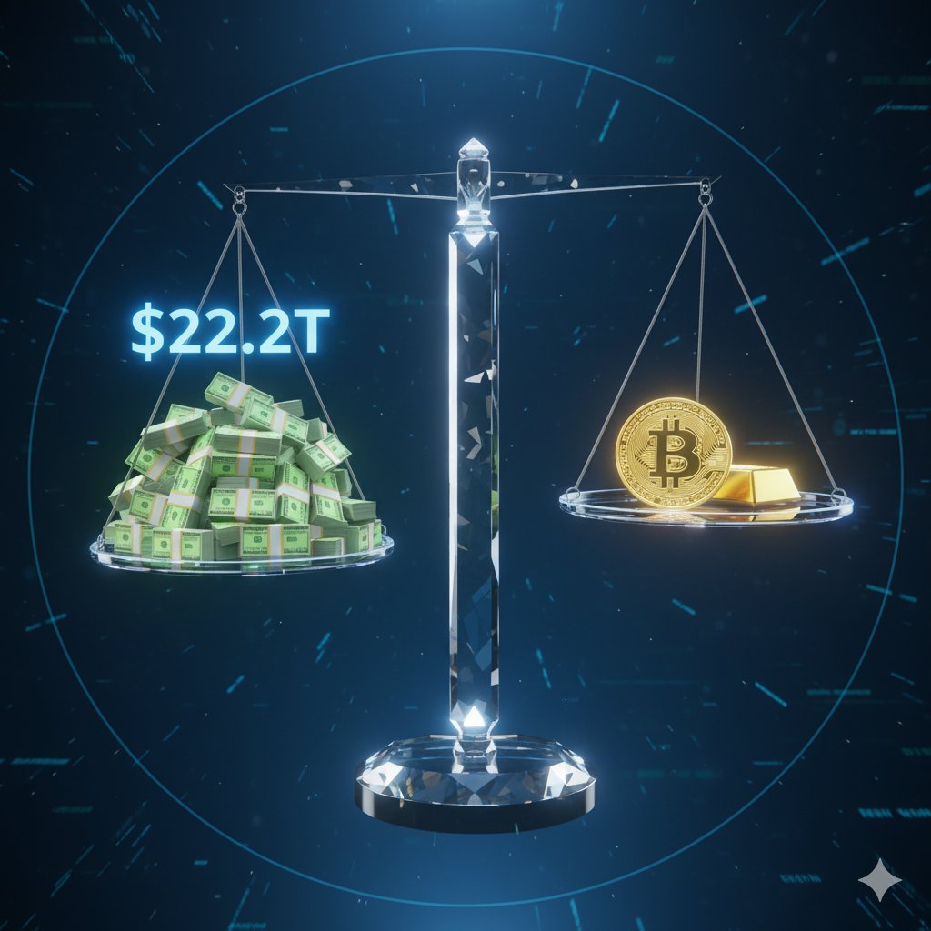 🏦 U.S. M2 money supply just hit a record: $22.2T.
Every dollar in your pocket is worth less when more are printed.
In a world of infinite liquidity, where do you place your trust?

#Bitcoin #Gold #CryptoRewards #Dollar #MoneyLaundering #FinancialPlanning
