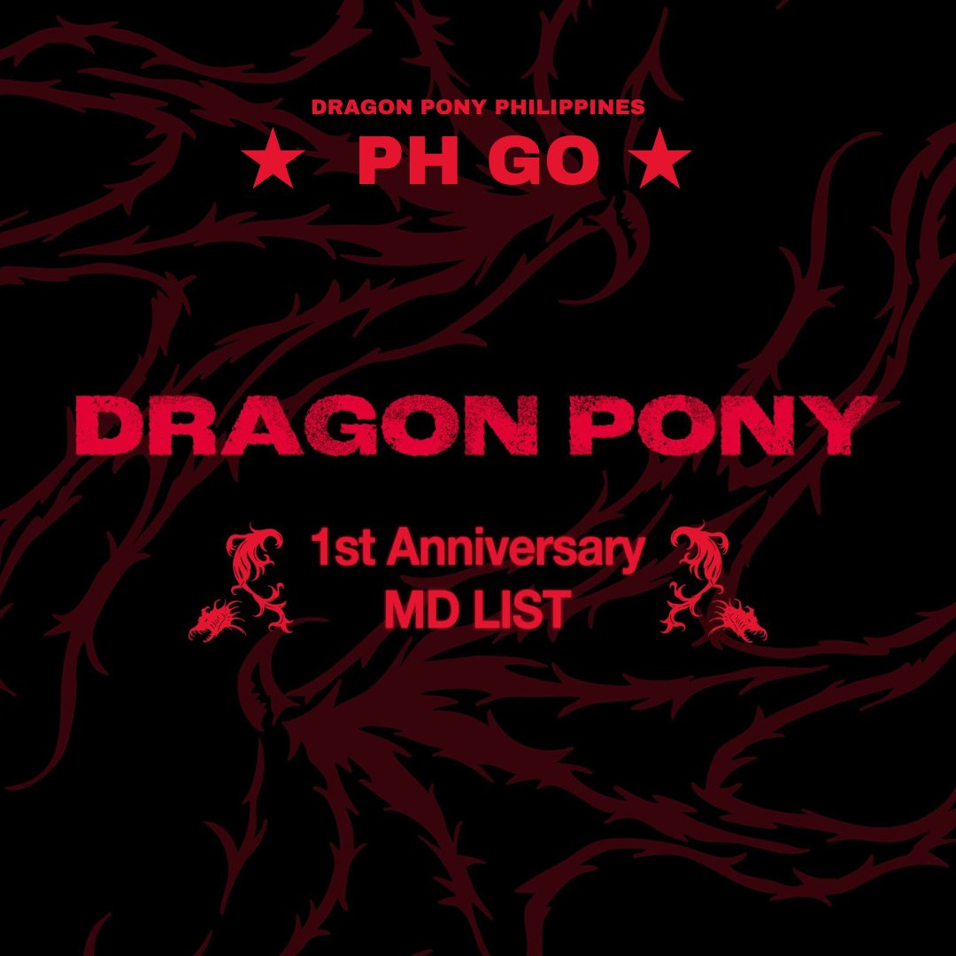 dragonponyph's tweet photo. [PH GO] ★ Dragon Pony 1st Anniversary MD ★

⏳️  2025.09.26 (1PM PHT) ~ 09.30 (11:59PM PHT)

Order Here: https://t.co/VTPykG9roc

#DragonPony #드래곤포니 https://t.co/EFqS56t5L7